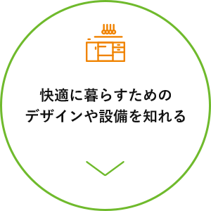 快適に暮らすためのデザインや設備を知れる